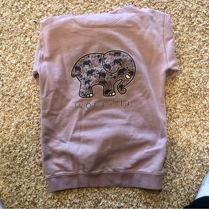 Ivory Ella lavender hoodie. Size XS adult
